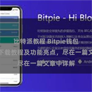 比特派教程 Bitpie钱包最新版本下载教程及功能亮点，尽在一篇文章中详解